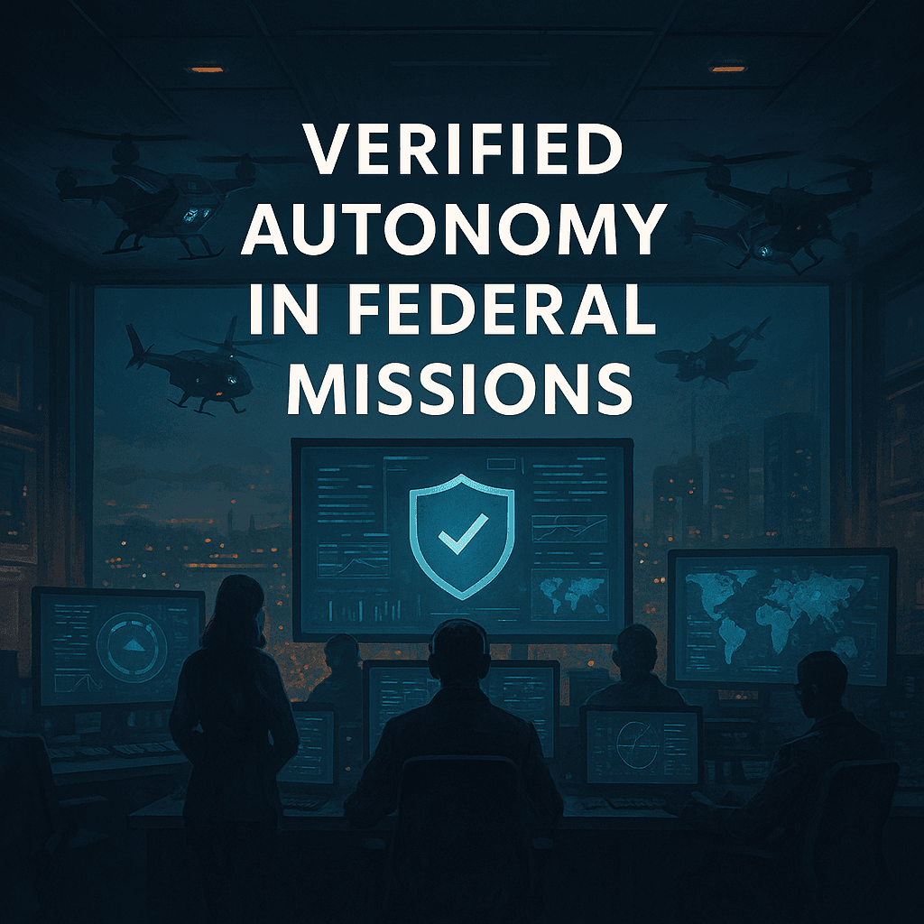 Verified Autonomy in Federal Missions - Blog post thumbnail image